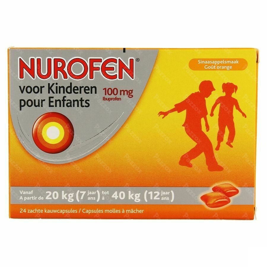 Nurofen Enfant 100mg Caps Molles A Macher 24