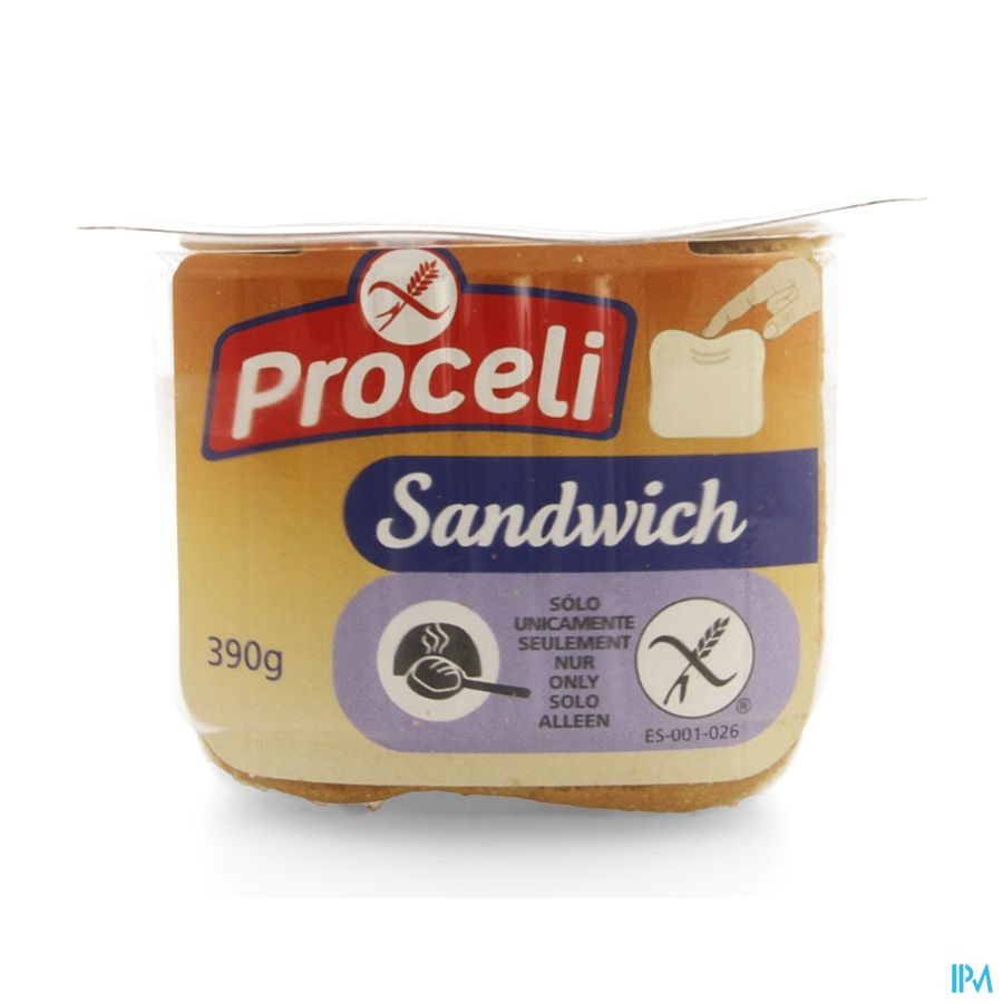 Proceli Pain De Mie Rte Nf 390g 4153 Revogan