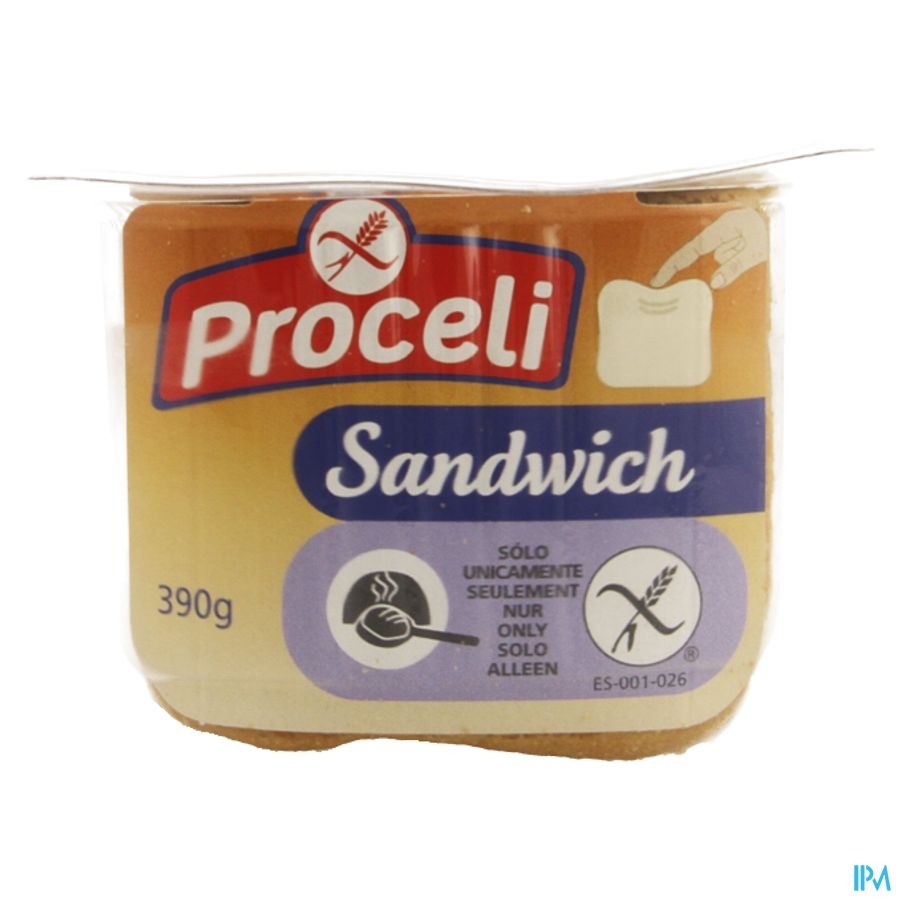 Proceli Pain De Mie Rte Nf 390g 4153 Revogan