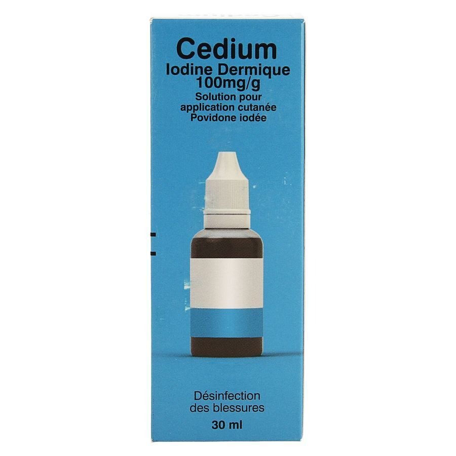 Cedium Iodine Dermal 100mg/g Sol Cutanee 30ml