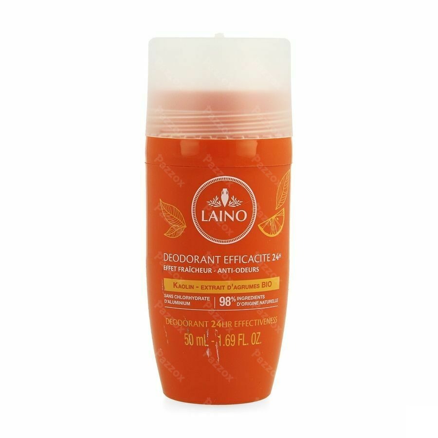 Laino Deodorant Effic.24h Agrumes Bio Roll On 50ml