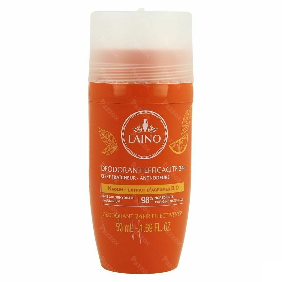Laino Deodorant Effic.24h Agrumes Bio Roll On 50ml