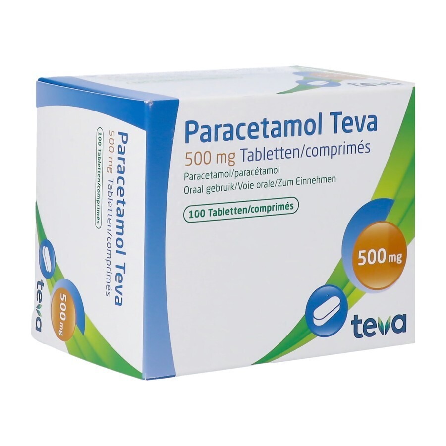 Paracetamol Teva 500mg 100 Comprimés