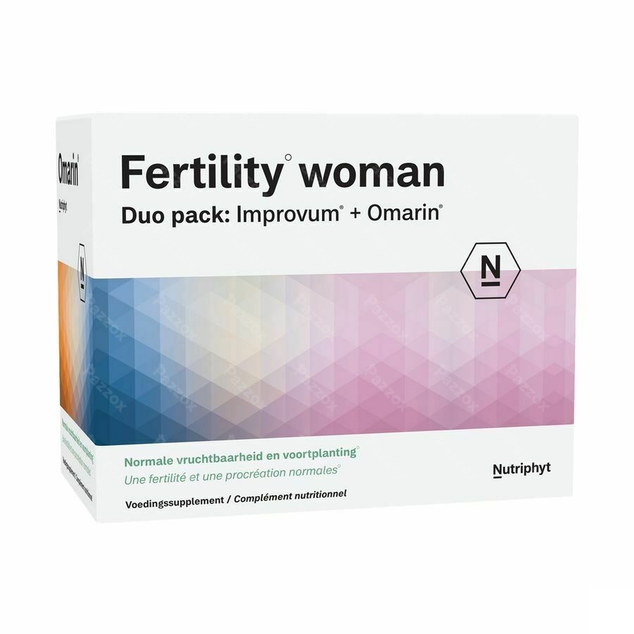 Fertility woman Duo 60 comp Improvum + 60 gélules Omarin