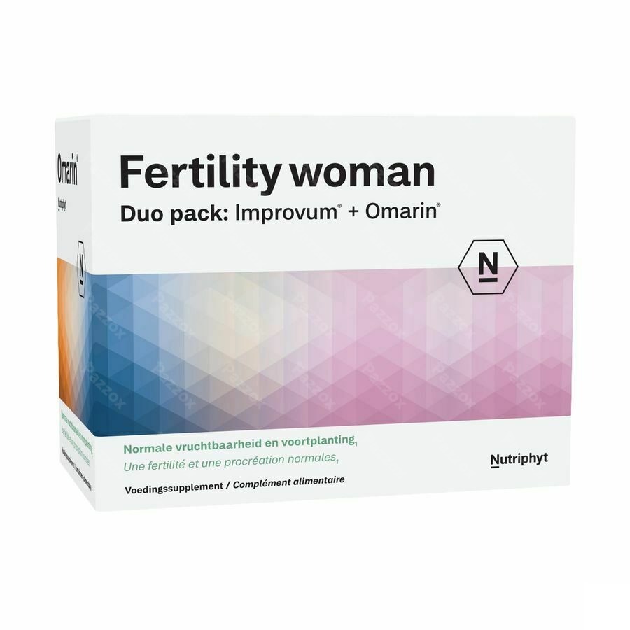 Fertility woman Duo 60 comp Improvum + 60 gélules Omarin