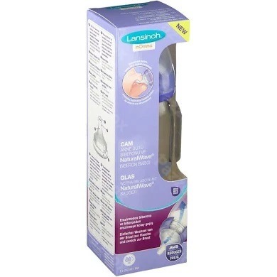 Lansinoh Biberon Verre + Tetine 240ml