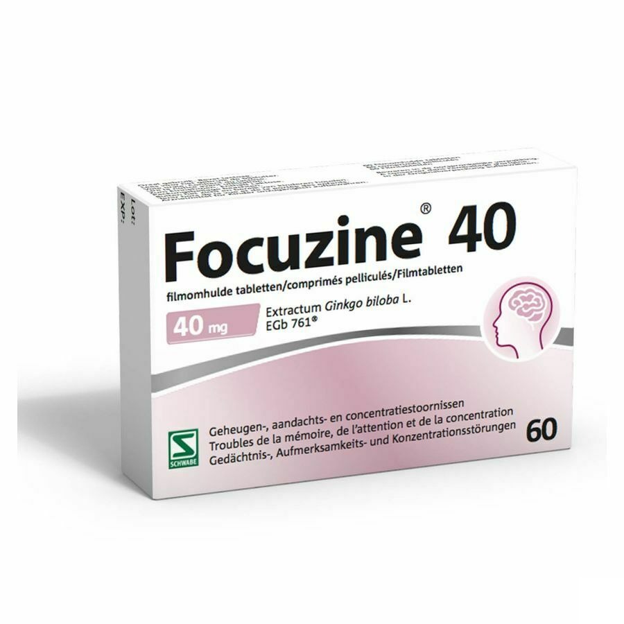 Focuzine® 40 mg 60 comprimés