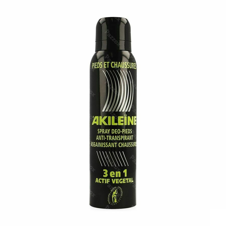 Akileïne Deo Spray Pieds Anti transpirant Chaussure 150ml
