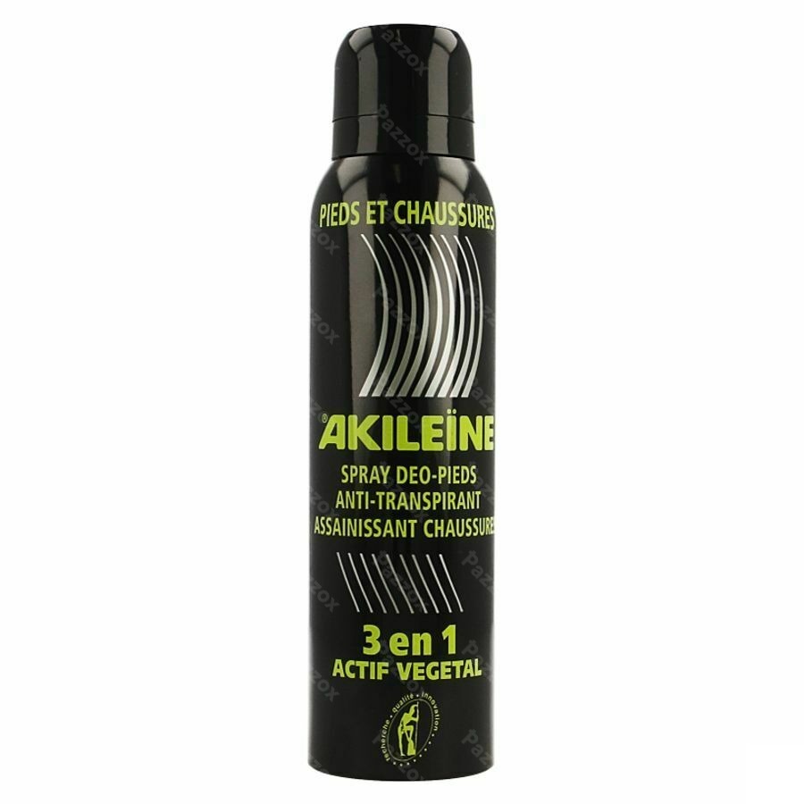 Akileïne Deo Spray Pieds Anti transpirant Chaussure 150ml