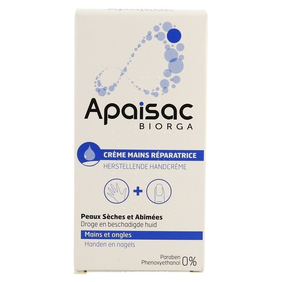 Apaisac Biorga Creme Mains Reparatrice Tube 50ml