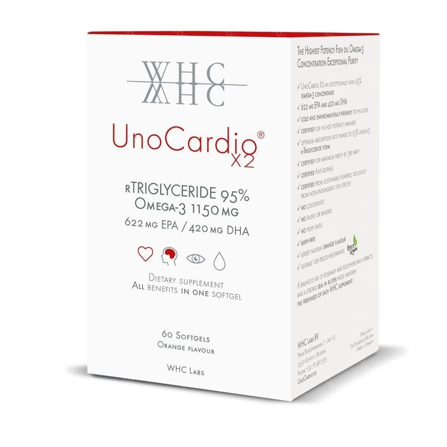 Unocardio X2 Softgels 60