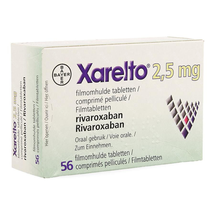 Xarelto 2,5mg Comp Pell 56 X 2,5mg