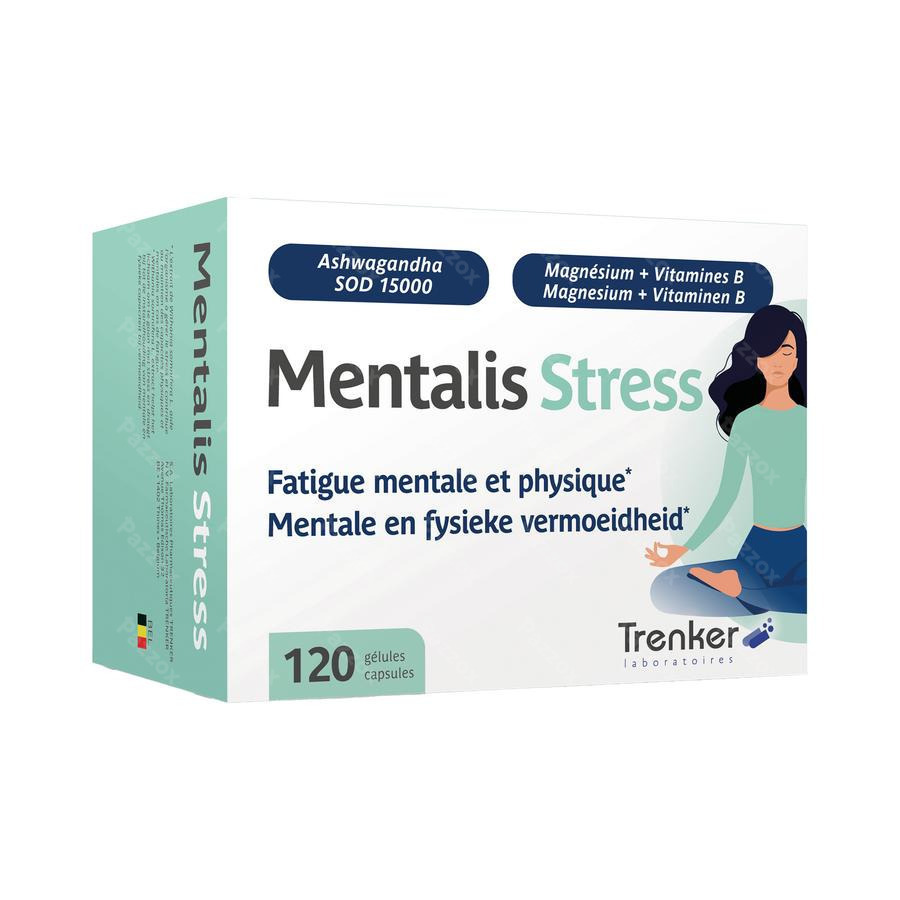 Mentalis Stress Caps 120