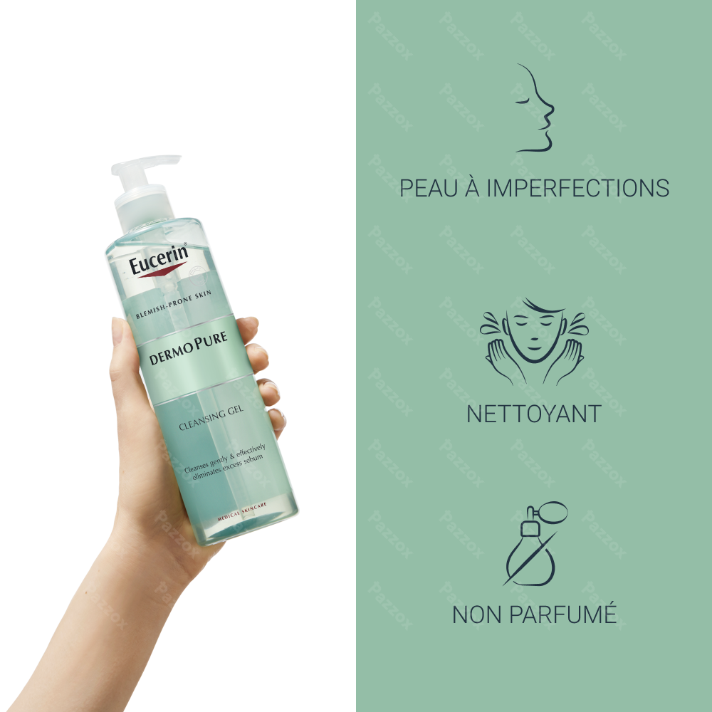 Eucerin Dermopure Gel Nettoyant Peau A Imperfections 400ml