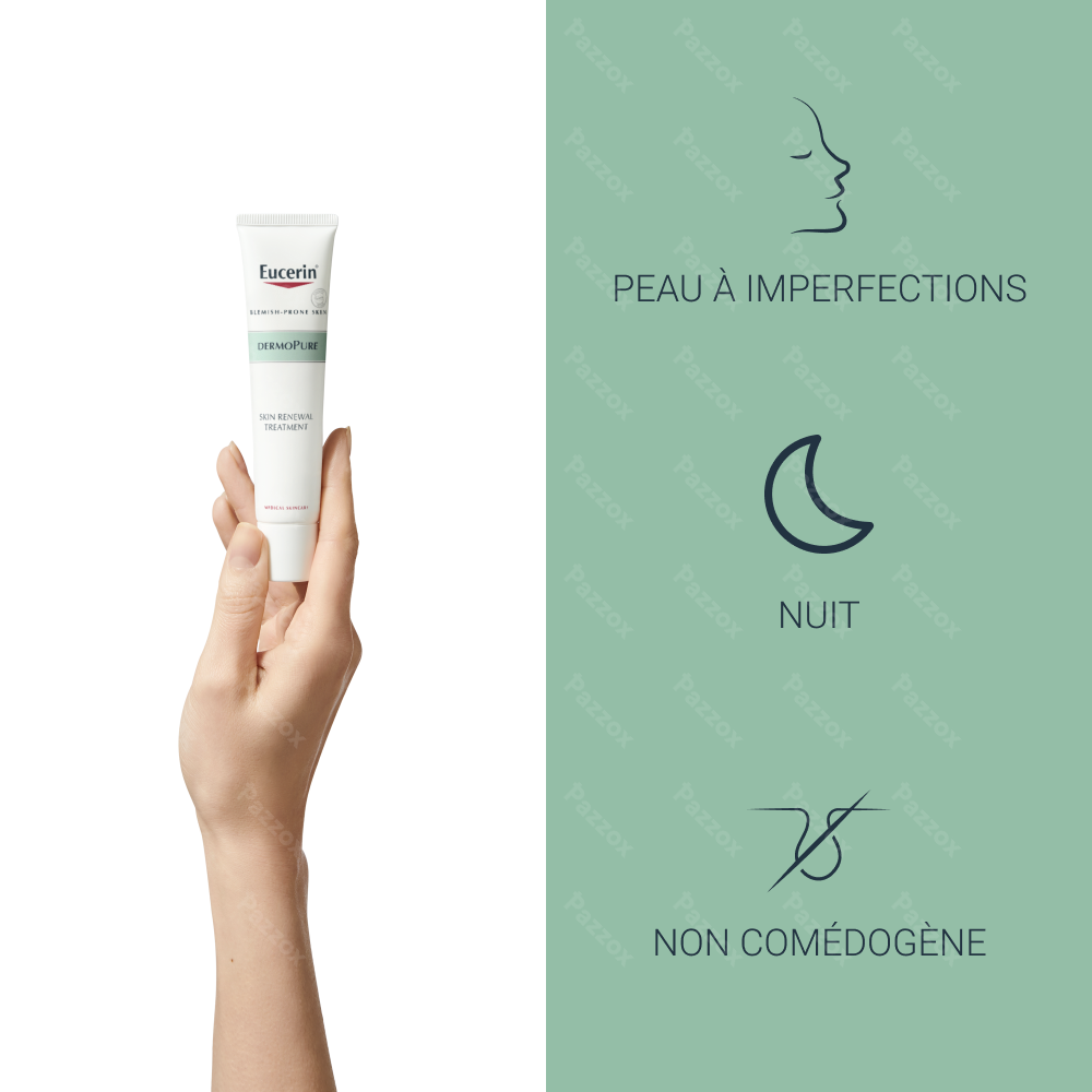 Eucerin Dermopure K Soin Rénovateur Cutané Acné Peau à Imperfections 40ml