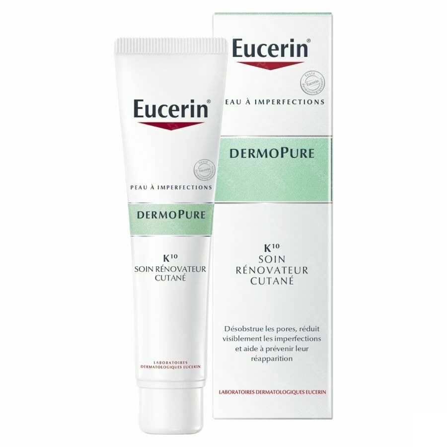 Eucerin Dermopure K Soin Rénovateur Cutané Acné Peau à Imperfections 40ml
