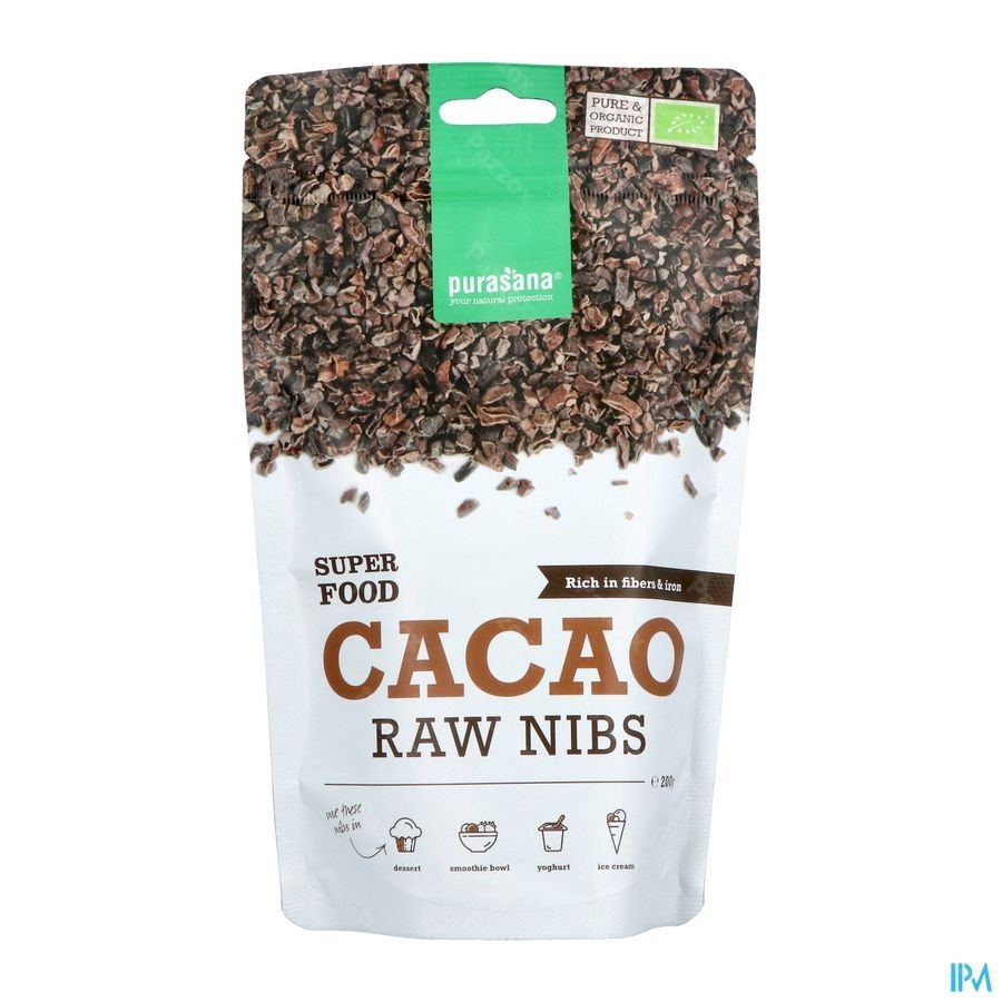 Purasana Eclat De Feves De Cacao 200g