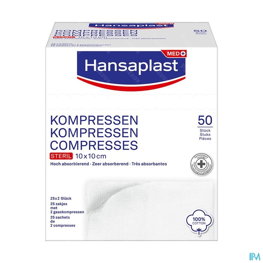 Hansaplast Compresses Douce 50