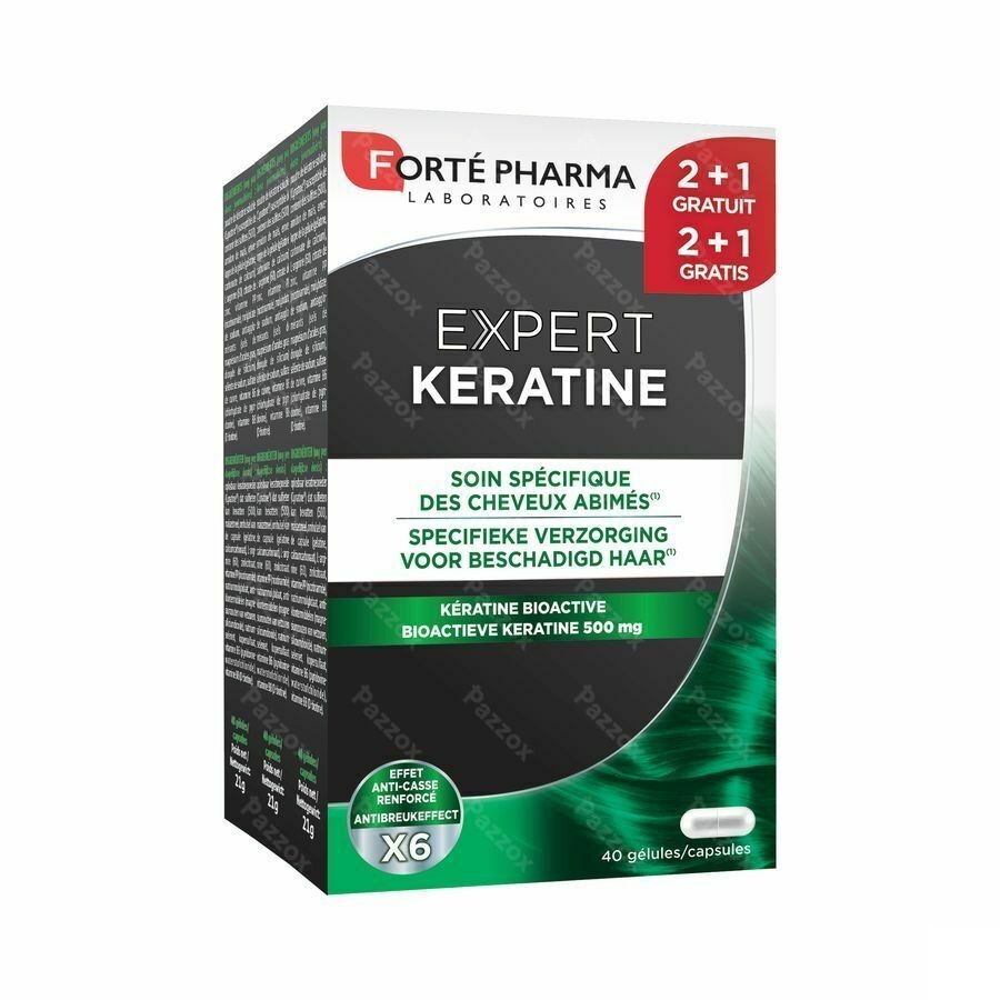 Expert Keratine Caps 120 2+1 Gratuit