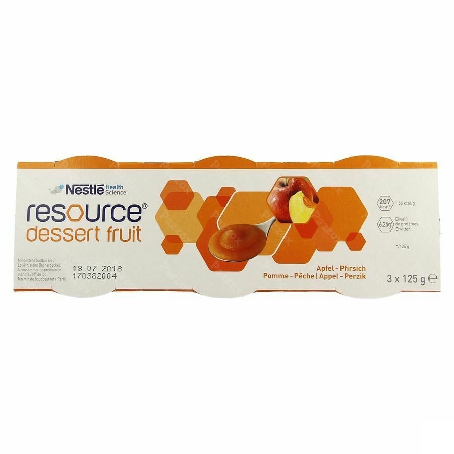 Resource Dessert Fruit Pomme-peche 3x125g 12332842