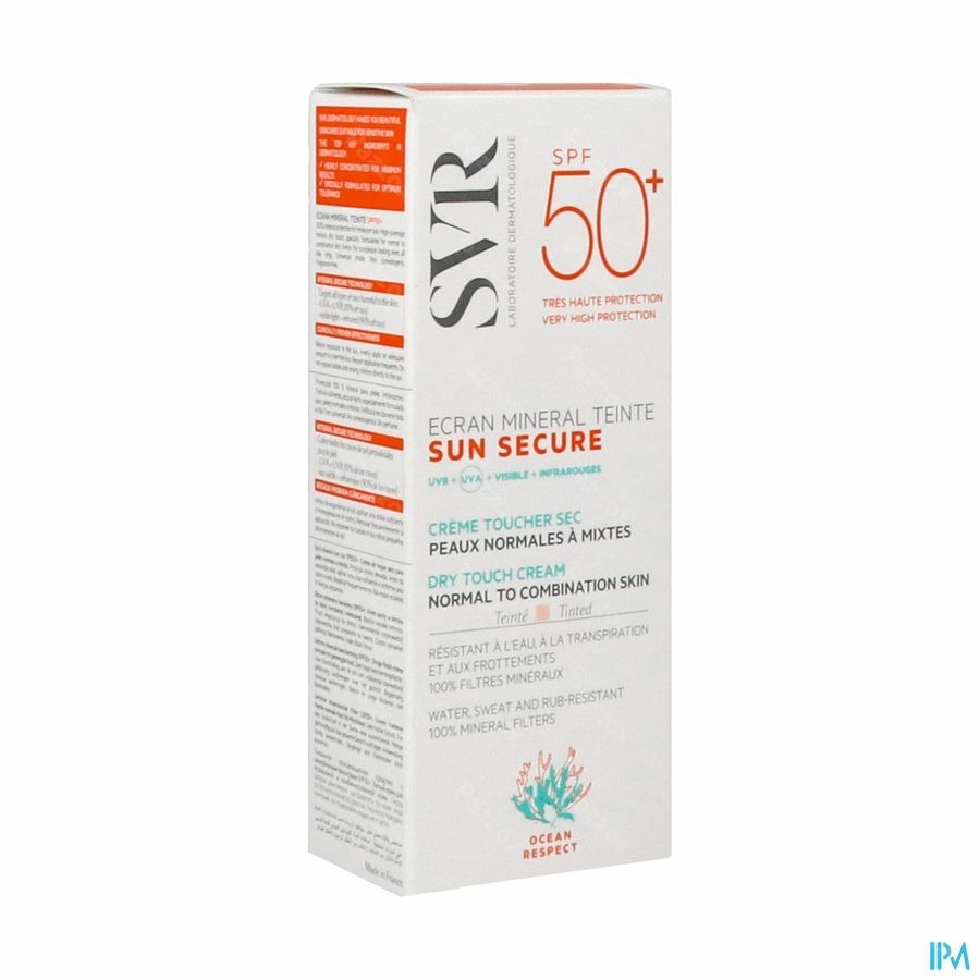 Sun Secure Mineral Teite Peau Normale SPF50+ 60ml