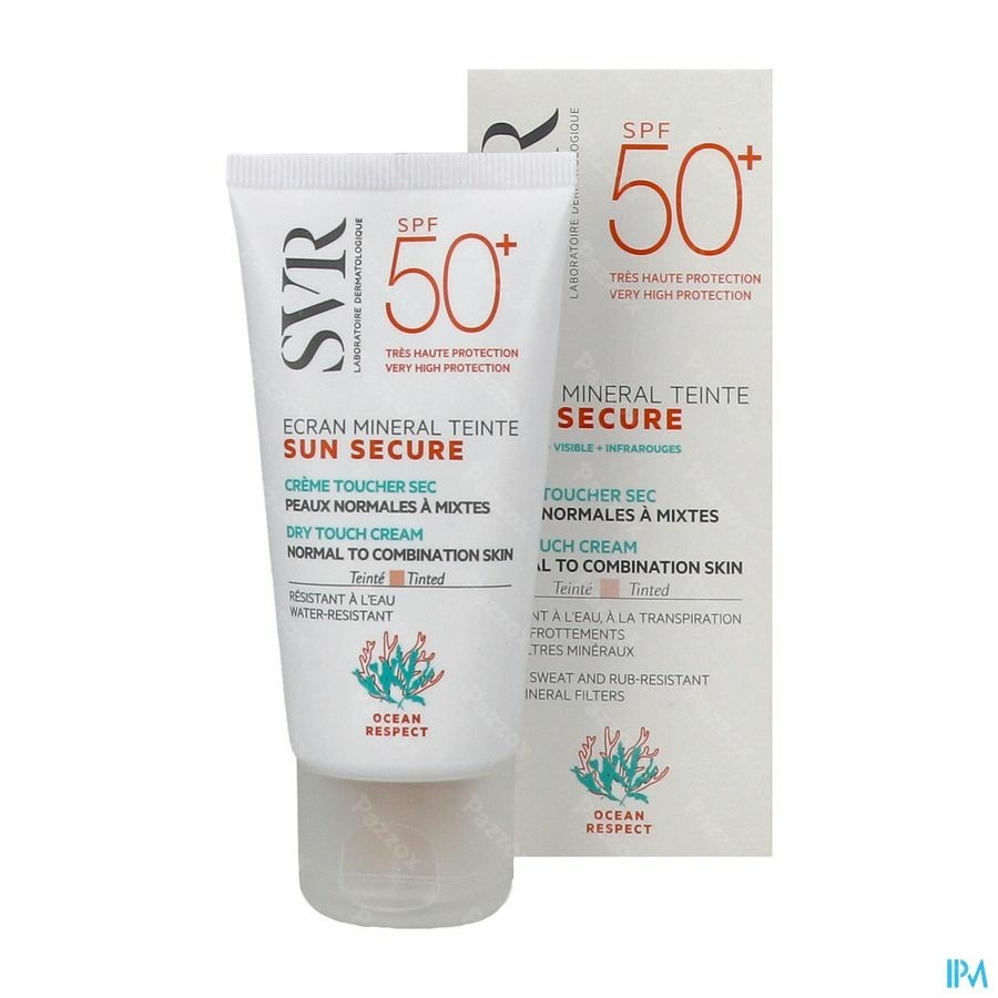 Sun Secure Mineral Teite Peau Normale SPF50+ 60ml