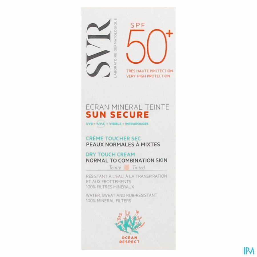 Sun Secure Mineral Teite Peau Normale SPF50+ 60ml