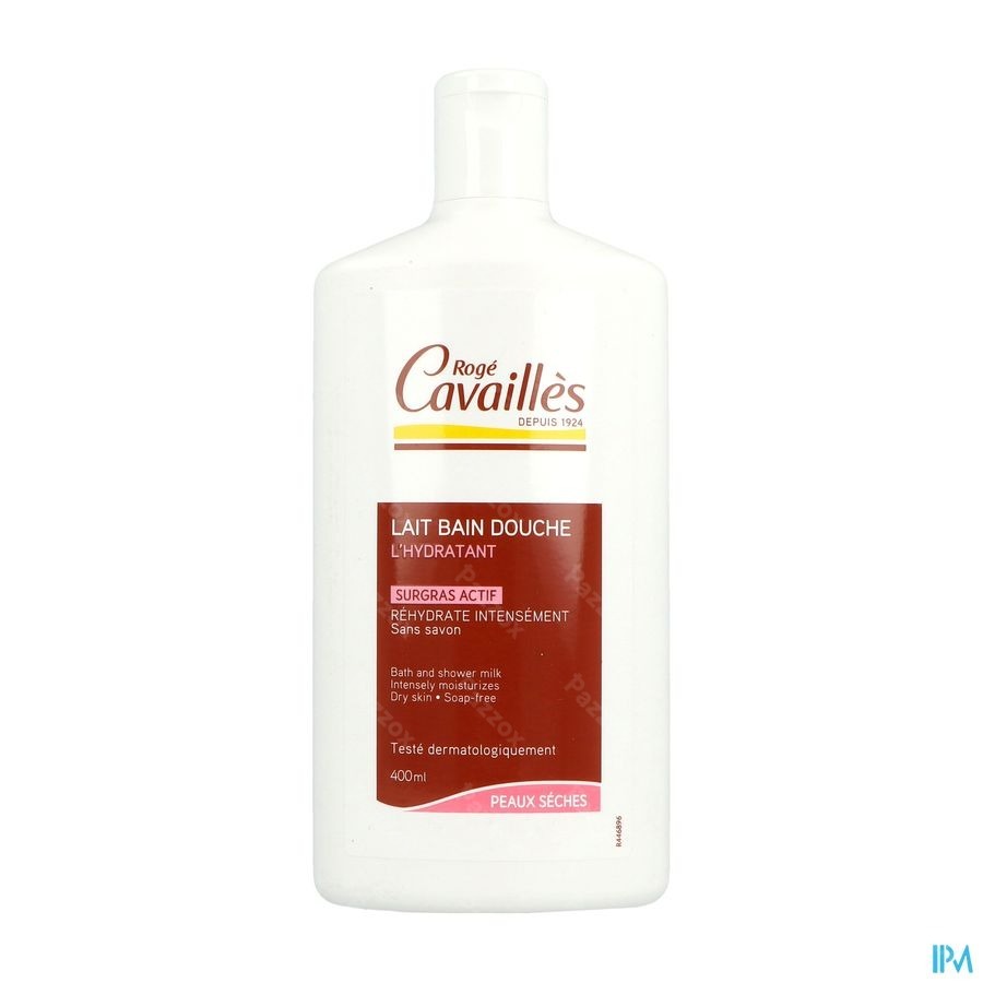Roge Cavailles Lait Bain-douche Peaux Seches 400ml