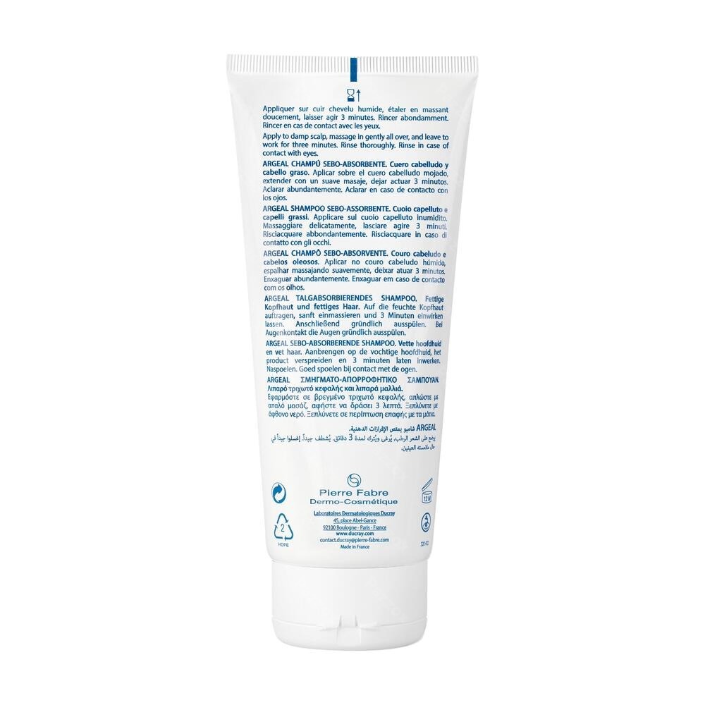 Ducray Argeal Sh Traitant Sebo Absorbant 200ml