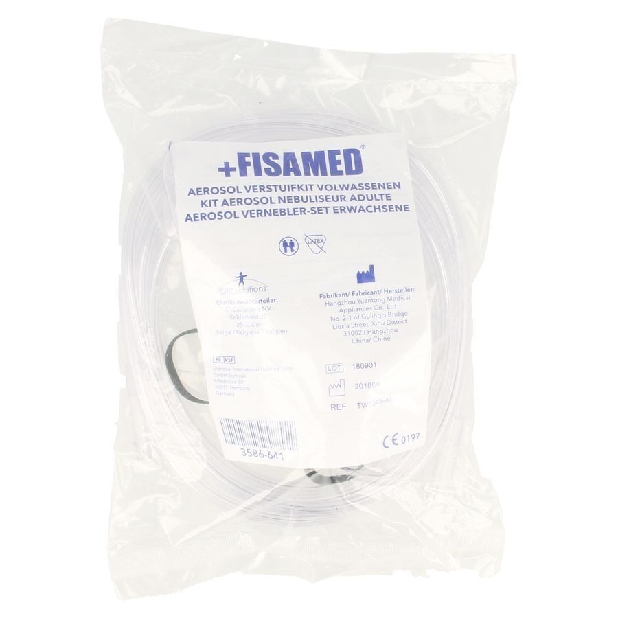 Fisamed Kit Aerosol Nebuliseur Adulte Otc Sol