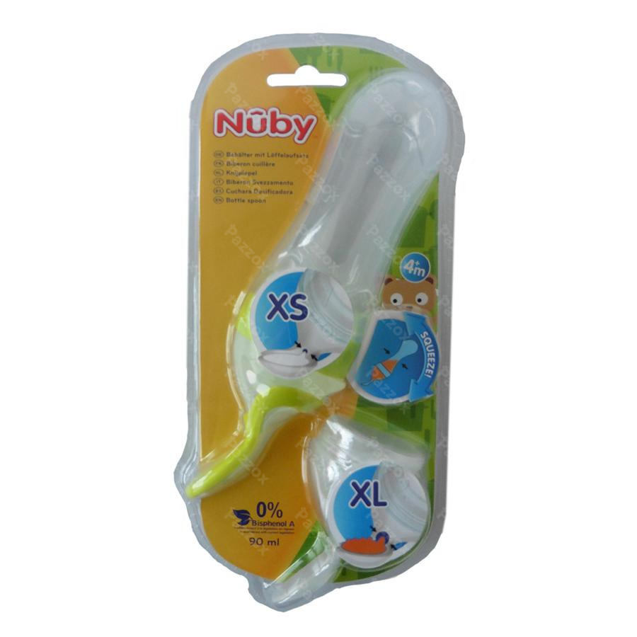 Nuby Biberon Cuillere +3m - Pazzox, pharmacie en ligne pas de soucis