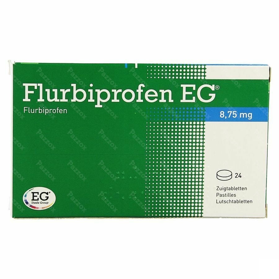 Flurbiprofen EG 8,75Mg Pastilles A Sucer 24