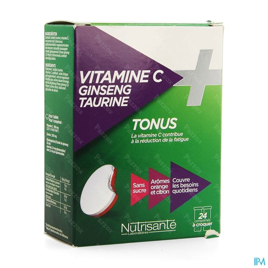 Vitamine C Ginseng Taurine Comp 2x12