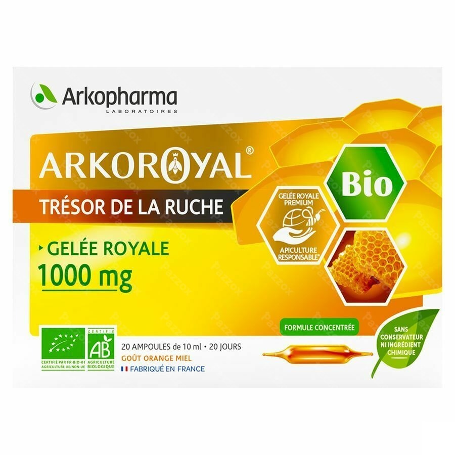 Arkoroyal Gelee Royale 1000mg Amp 20x10ml