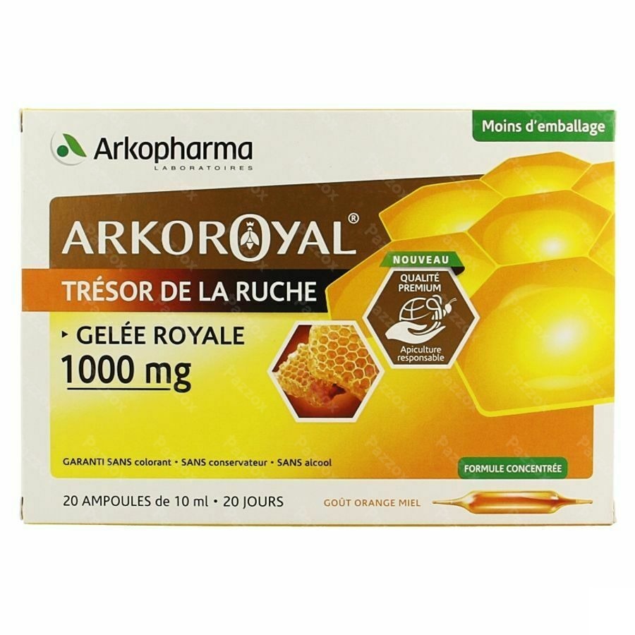 Arkoroyal Gelee Royale 1000mg Amp 20x10ml