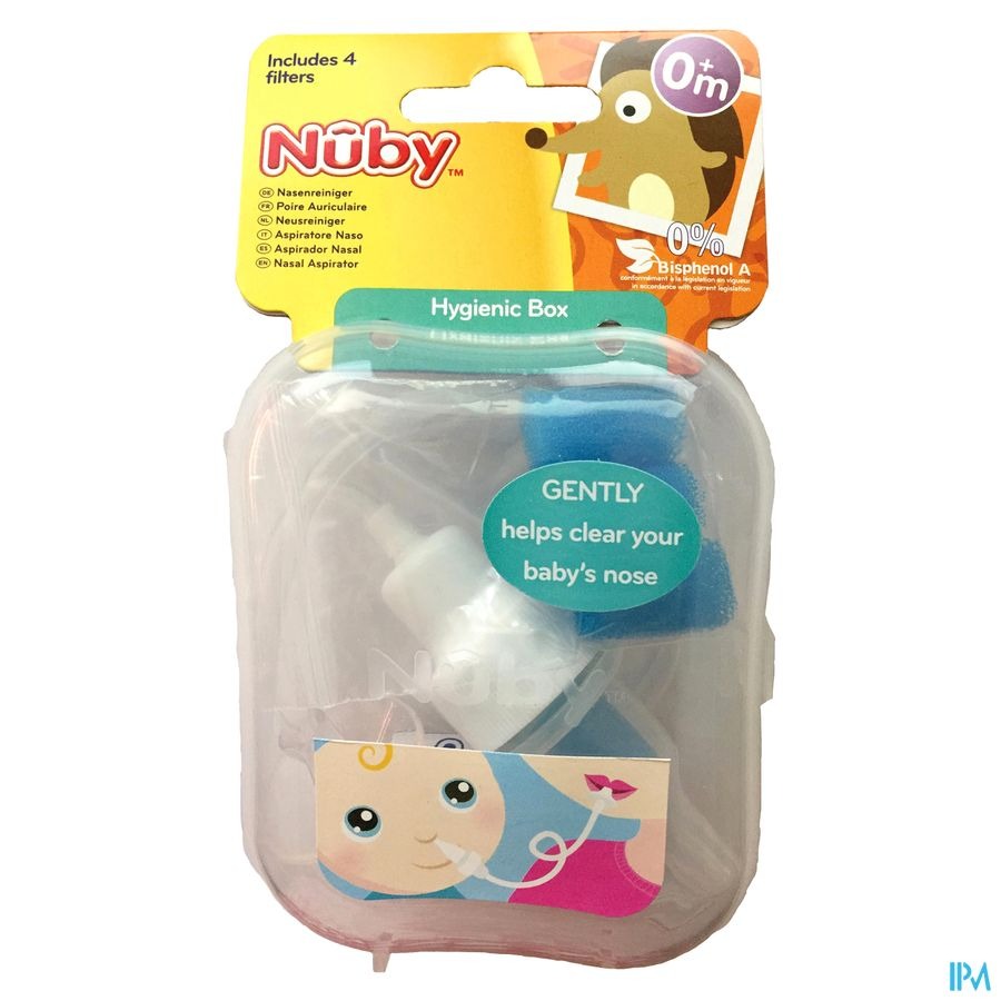 Nuby Aspirateur Nasal +0m + 4 Filtres