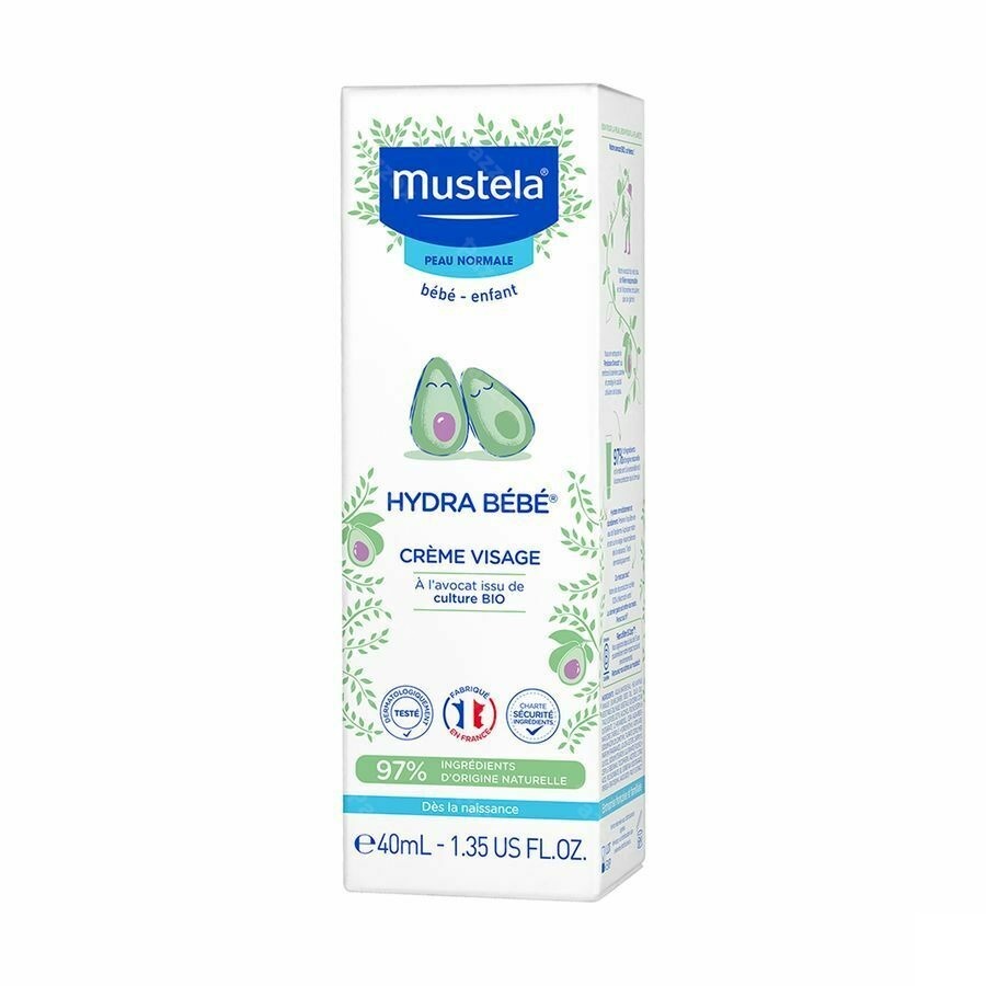 Mustela Bébé Hydra Creme Visage Nf Tube 40ml