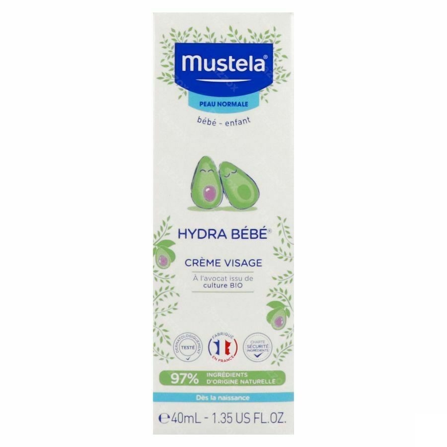 Mustela Bébé Hydra Creme Visage Nf Tube 40ml