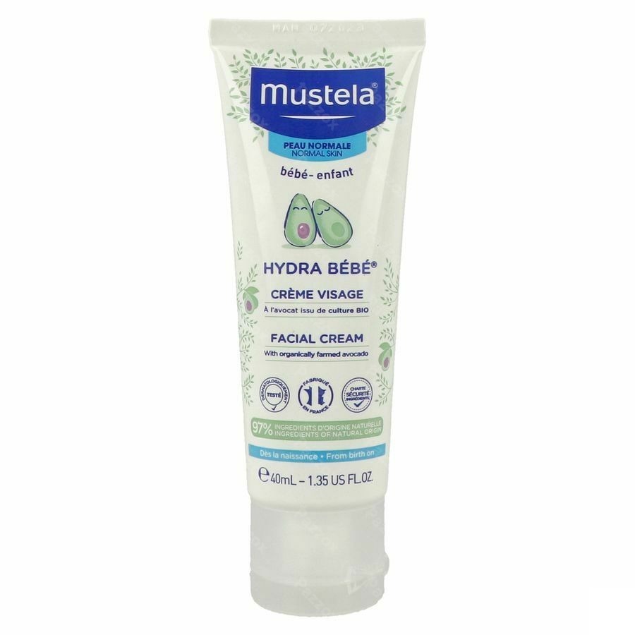 Mustela Bébé Hydra Creme Visage Nf Tube 40ml