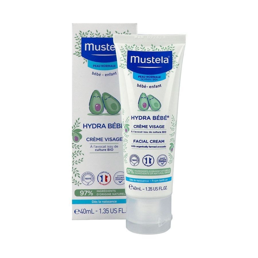 Mustela Bébé Hydra Creme Visage Nf Tube 40ml
