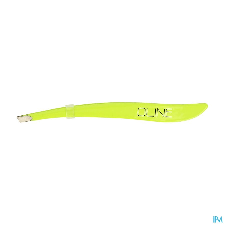 Oline Pince A Epiler Biais Neon Jaune Credophar