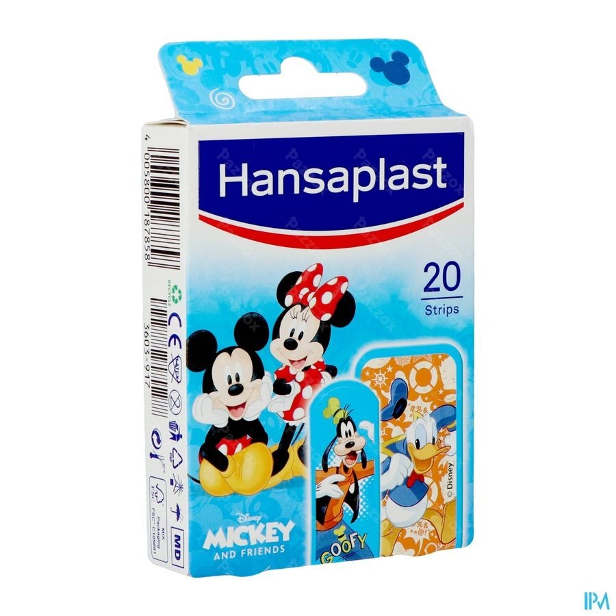 Hansaplast Pansement Mickey & Friends Strips 20