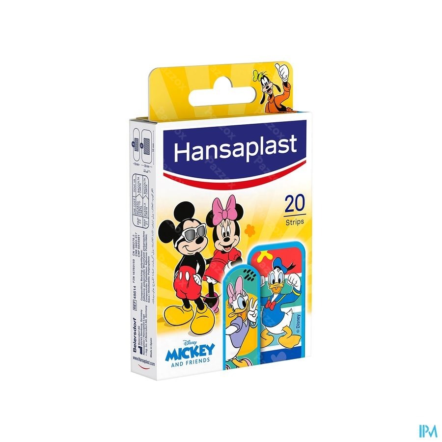 Hansaplast Pansement Mickey & Friends Strips 20