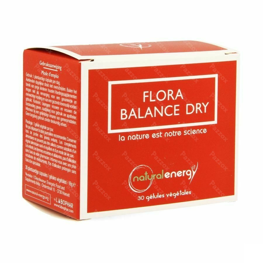 Natural Energy Flora Balance Dry V-caps 30