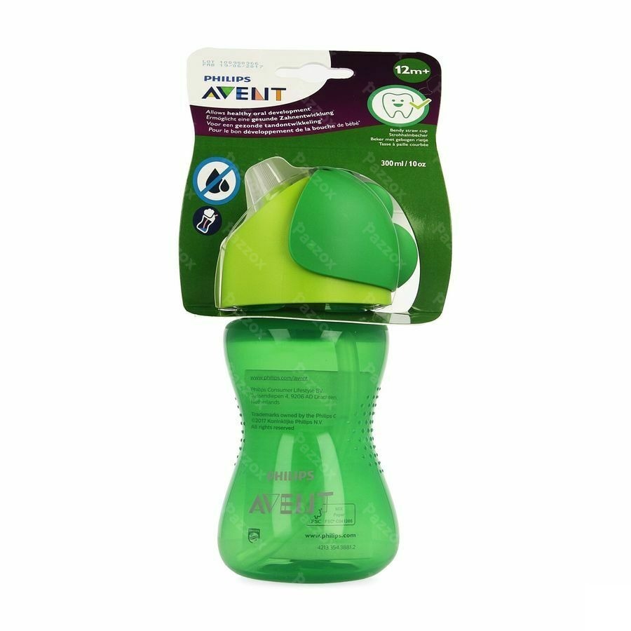 Philips Avent Gobelet Paille Boy Vert 300ml SCF798/01