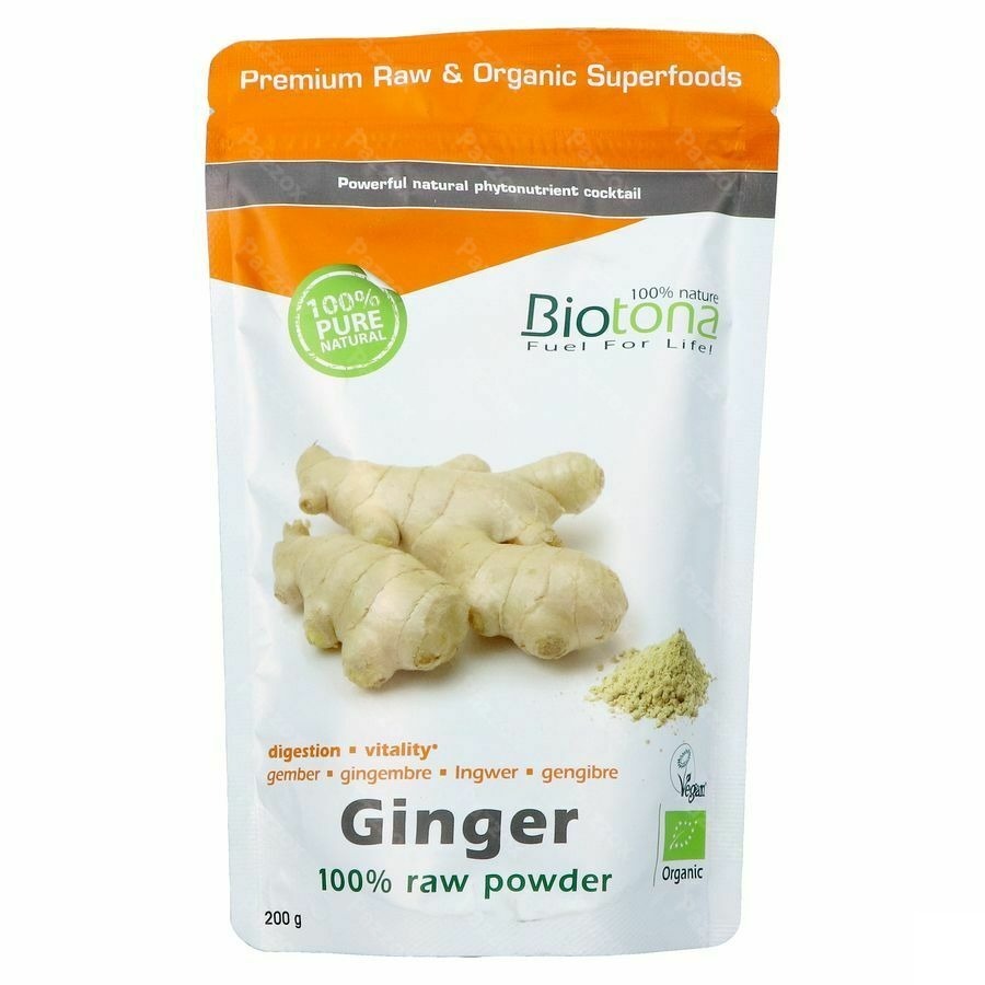 Biotona Ginger Bio Pdr 200g