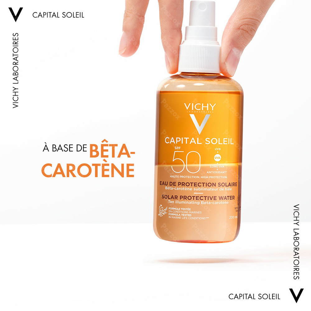 Vichy Capital Soleil Protection Solaire Eau Bronzage SPF30 200ml