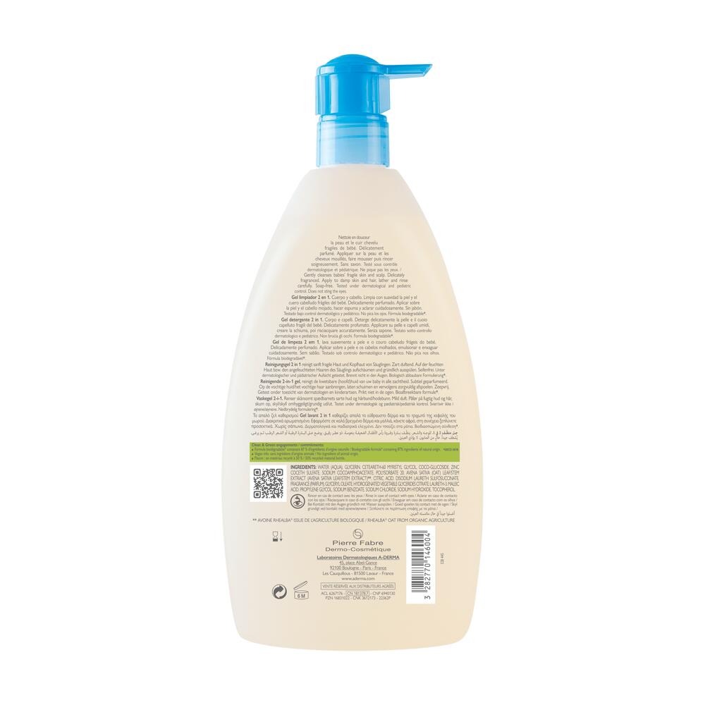 Aderma Primalba Gel Lavant 2en1 750ml