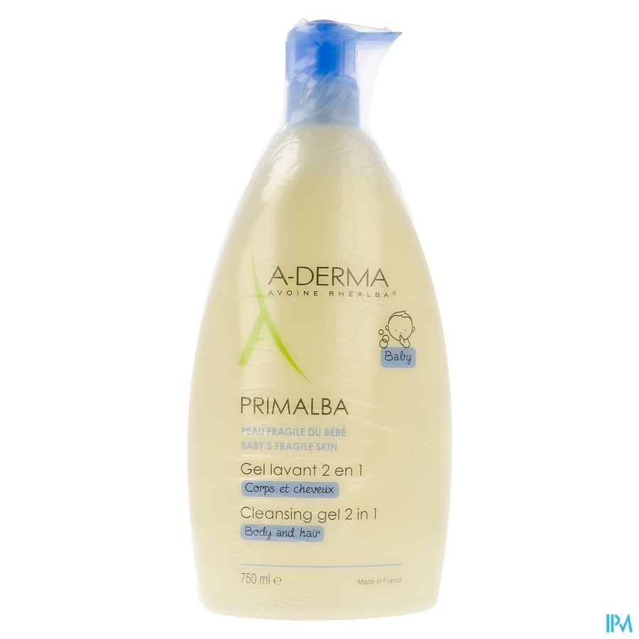 Aderma Primalba Gel Lavant 2en1 750ml