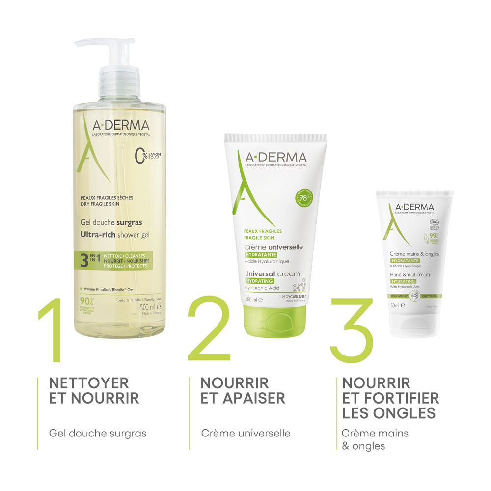 A-Derma Gel Douche Surgras 500ml